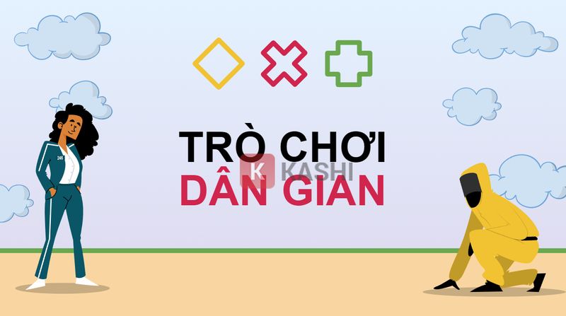 Slide bìa PowerPoint trò chơi dân gian