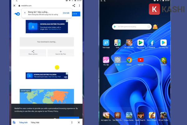 Mở file bằng ZArchiver