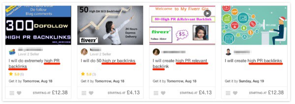 Thị trường mua bán pagerank