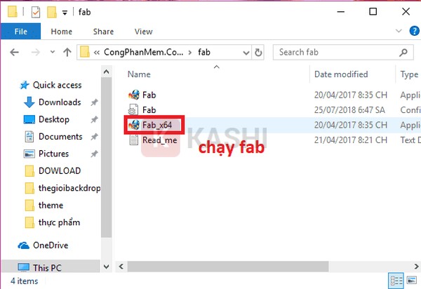 Chạy FAB