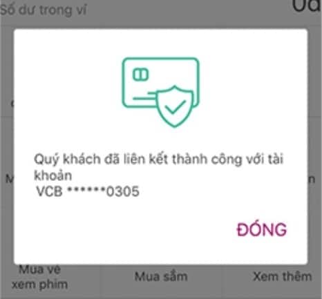 Thông báo liên kết thành công