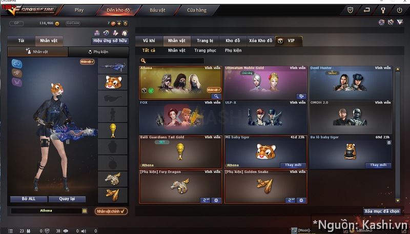 Đủ loại nhân vật