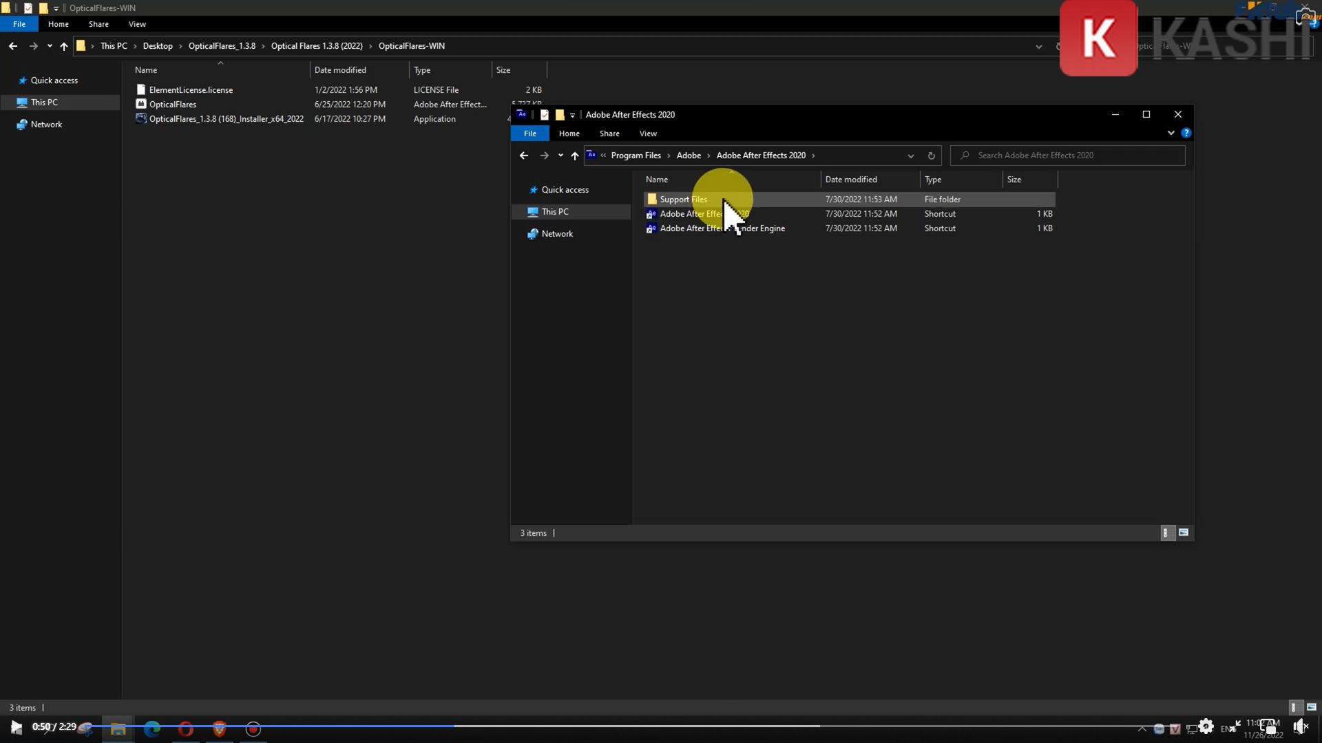 Mở After Effects và tạo Solid Layer