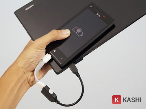 Sạc pin cho thiết bị khác bằng điện thoại qua OTG