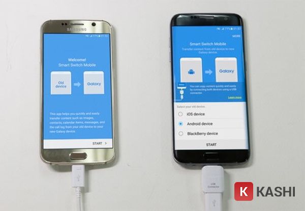 Chuyển dữ liệu giữa hai điện thoại bằng cáp OTG