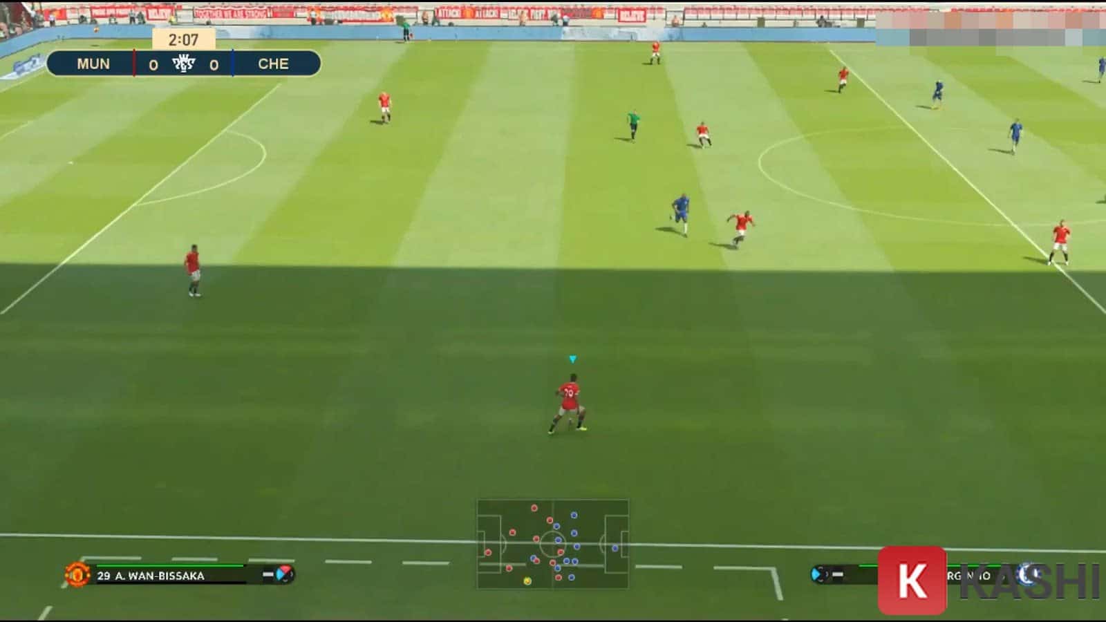 AI của cầu thủ được cải thiện đáng kể