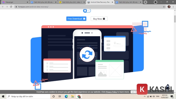 phần mềm FonePaw Android Photo Recovery