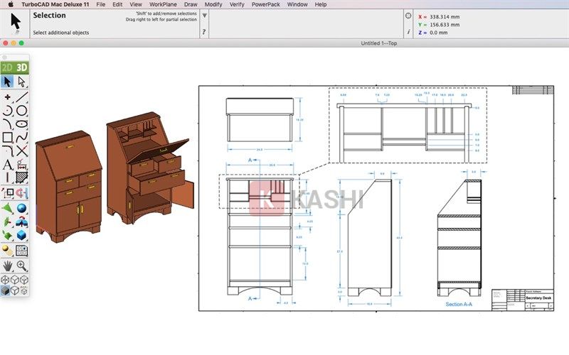 Thiết kế 3D trong TurboCAD