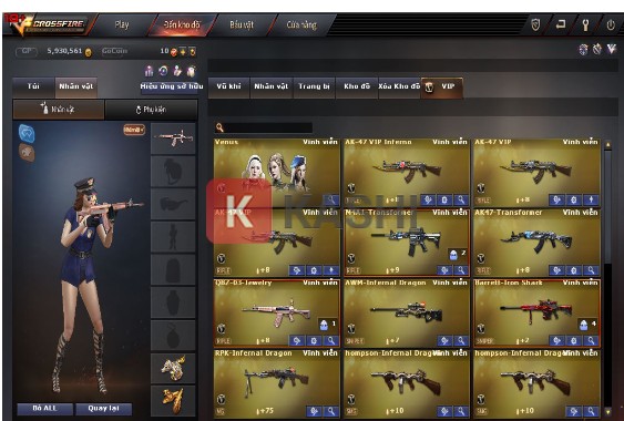 Tặng acc Phục Kích