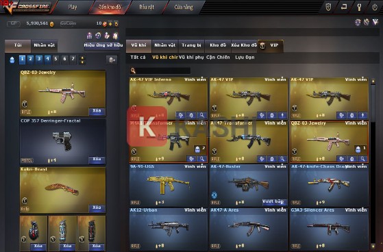 Tặng acc Phục Kích