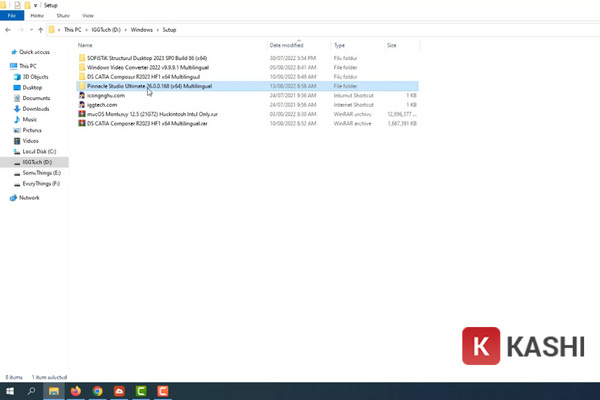 Chạy file cài đặt