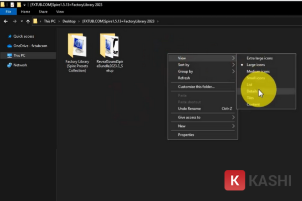 Hiển thị chi tiết file