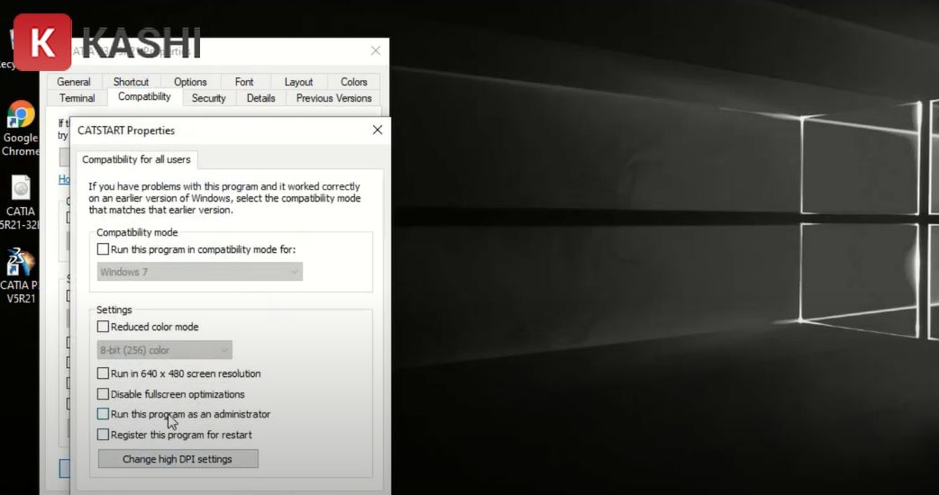 run this program as an administrator