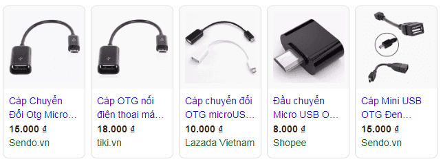Giá cáp OTG