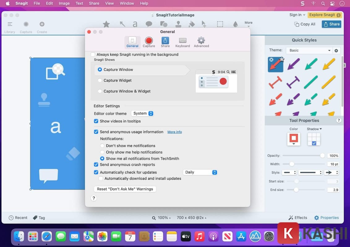 Hẹn giờ Snagit 2024