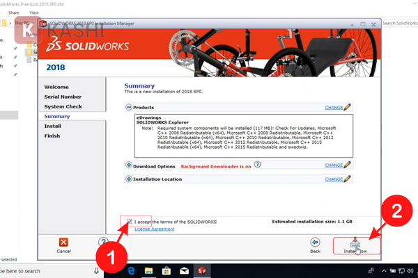 Cài đặt SolidWorks 2018