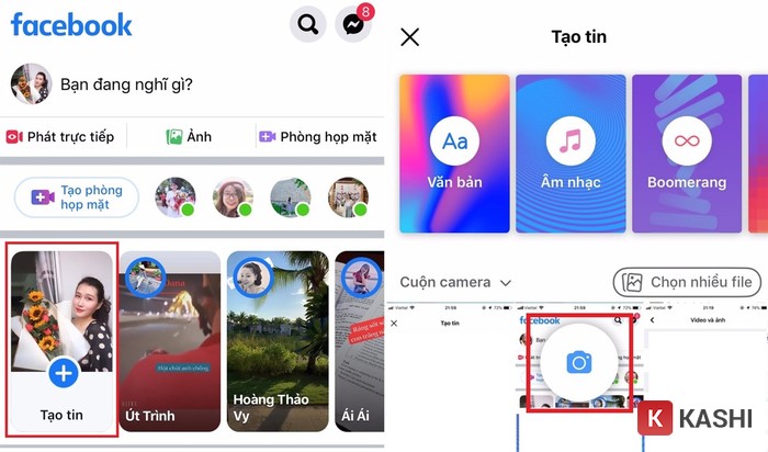 Story trên Facebook