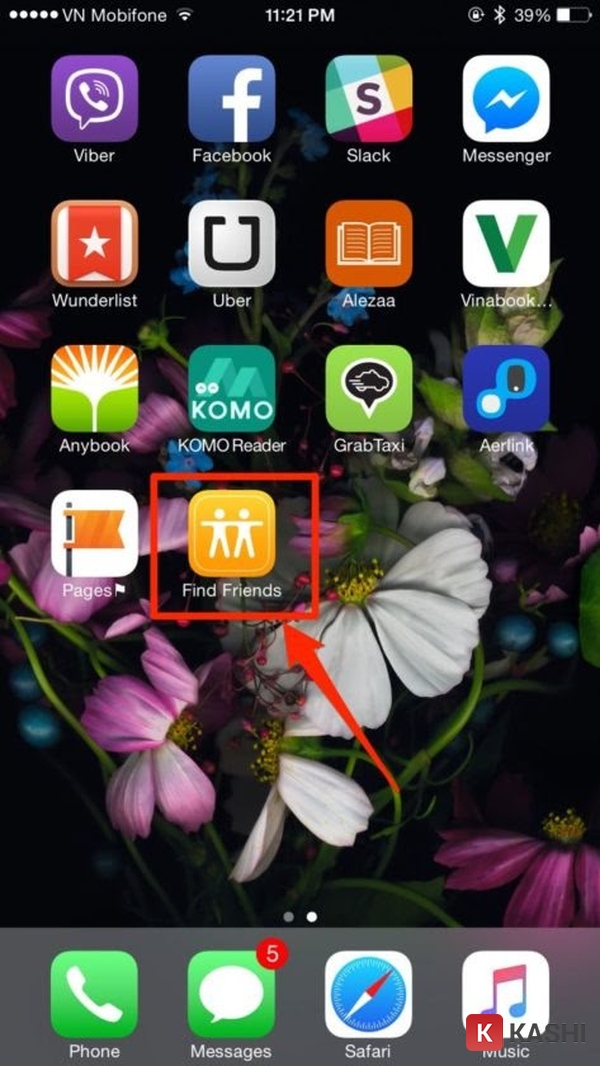 Cài đặt ứng dụng Find My