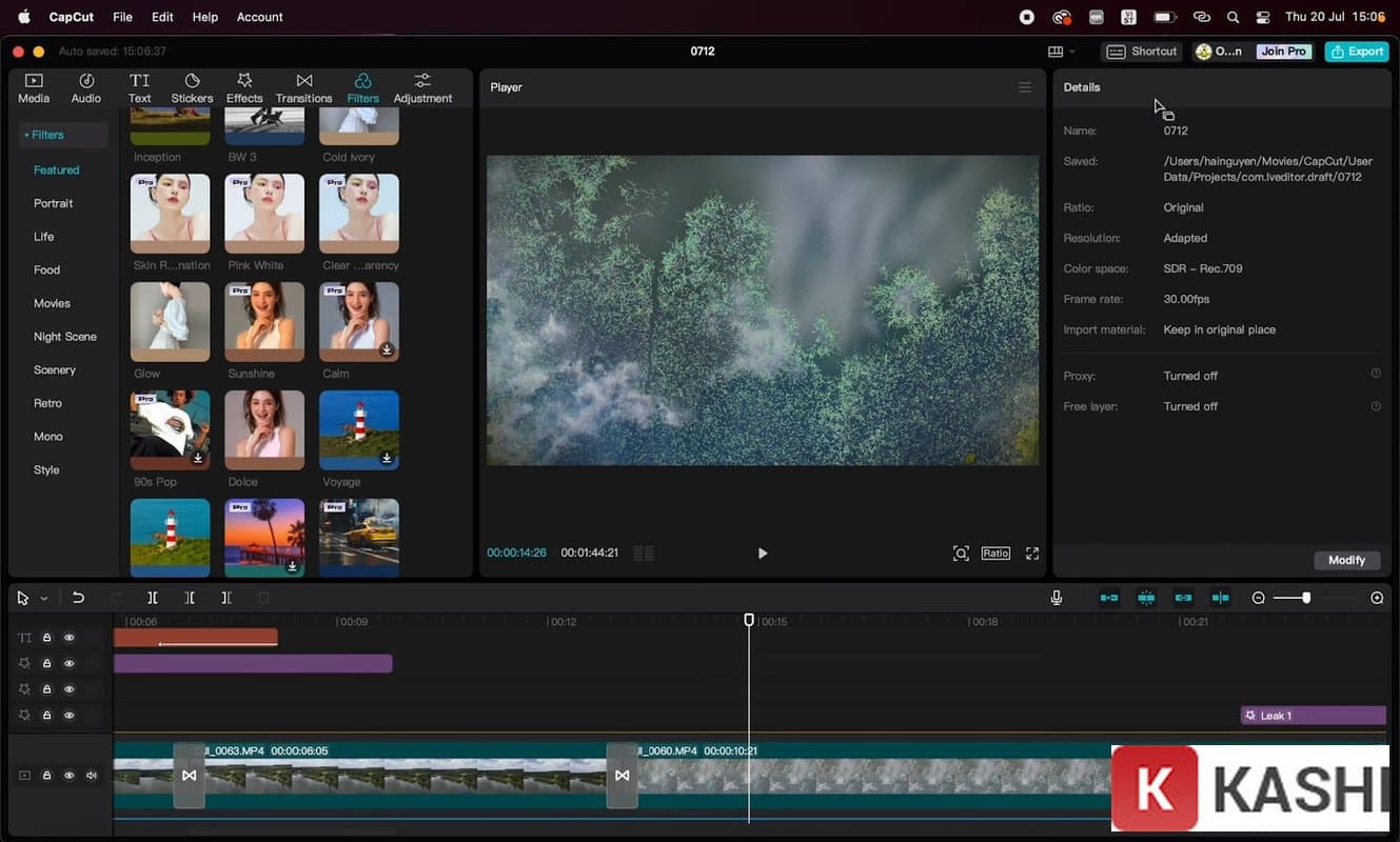 Tài khoản CapCut Pro