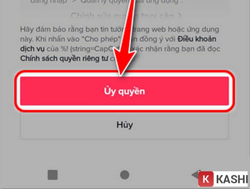 Ủy quyền đăng nhập