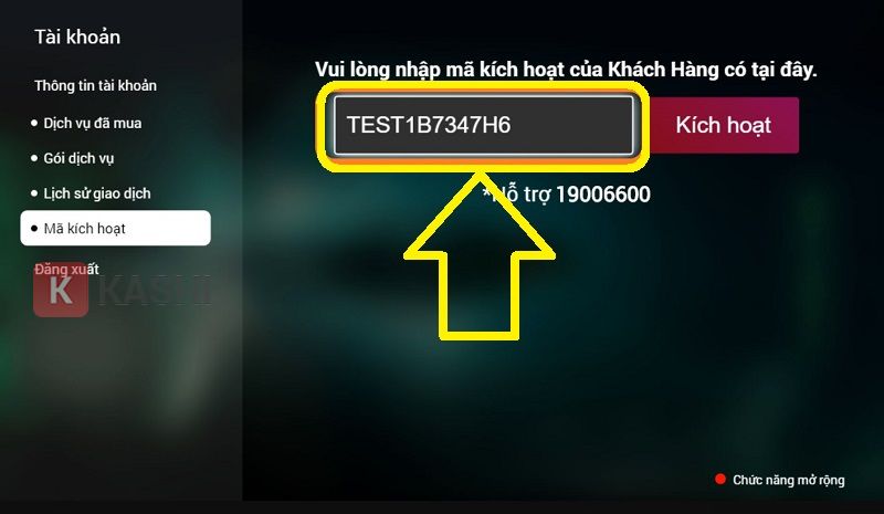 Nhập code FPT Play