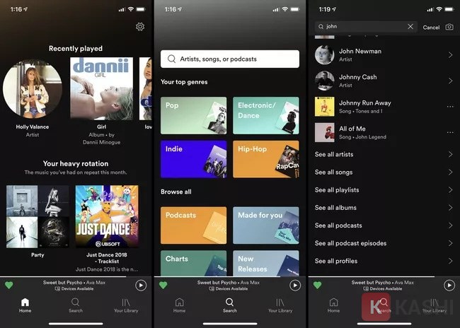 Tính năng Spotify Premium