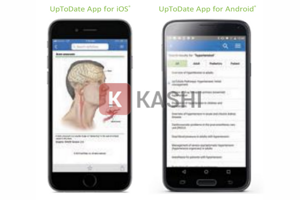 Đăng nhập UpToDate trên điện thoại