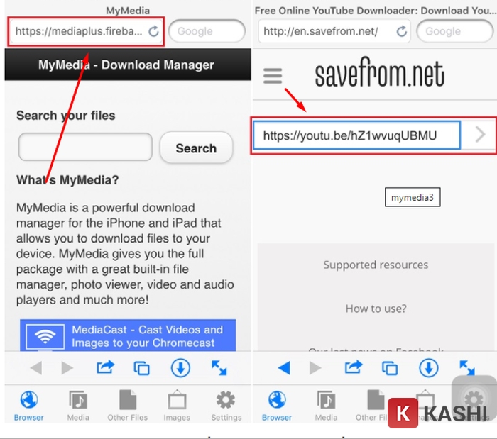 Dán liên kết video Facebook vào ứng dụng MyMedia