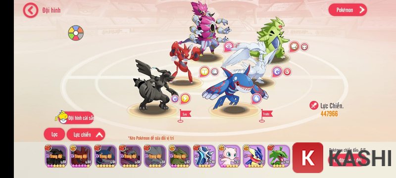 Lực chiến 447966 cấp 64