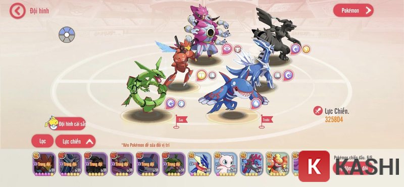 Lực chiến 325804 cấp 59