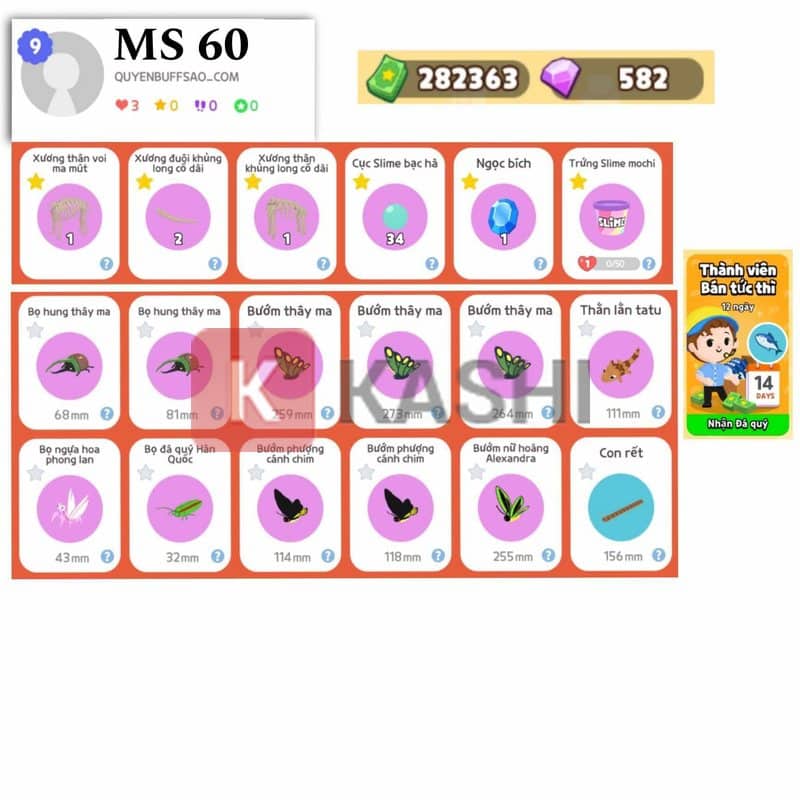 Danh sách tài khoản 4