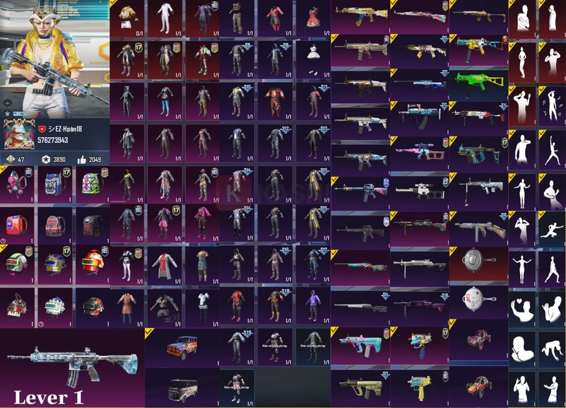 Tài khoản: shopgamethu10 / Pass: accthue2022