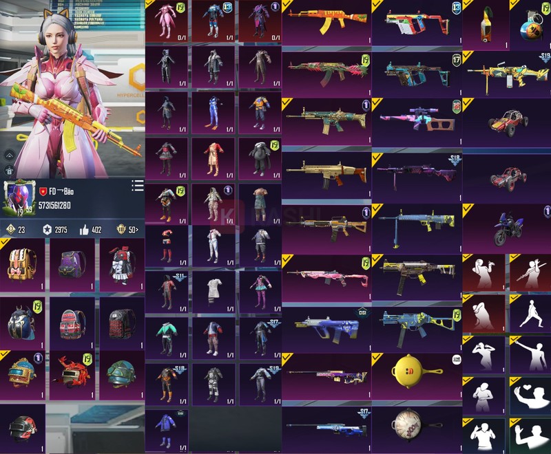 ài khoản: accpubg_309, pass: Pz8ZFJp8npfnF3dqLV