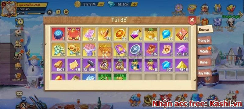 Tặng nick kho báu truyền thuyết - Ảnh 1