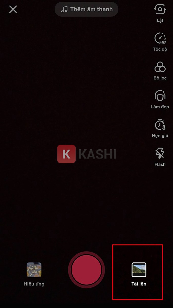 Tải video lên TikTok