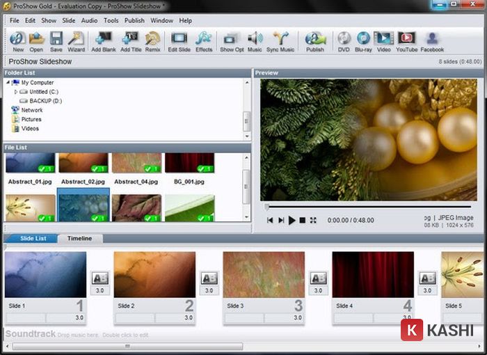 Tạo video clip phong phú từ hình ảnh, video khác