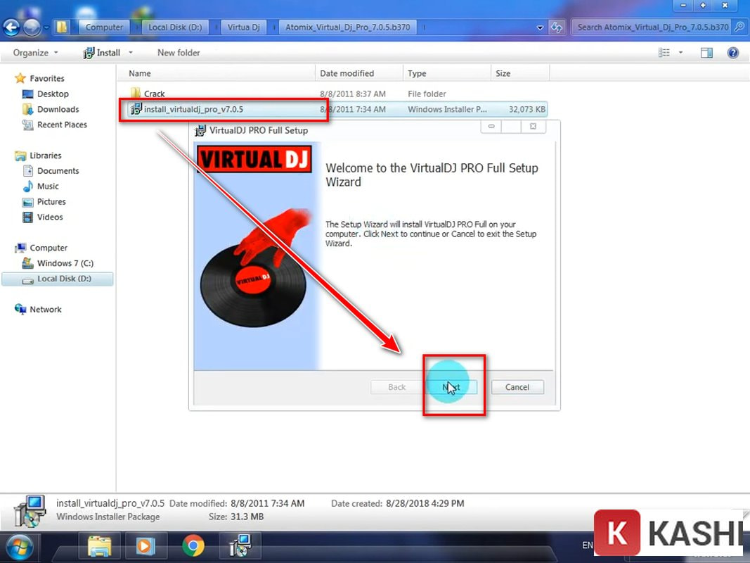 Cài đặt Virtual DJ 7