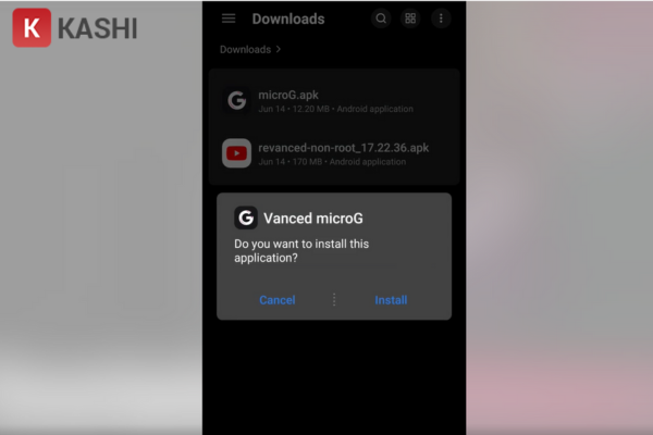 Cài đặt Vanced microG