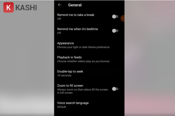 Tùy chỉnh cài đặt