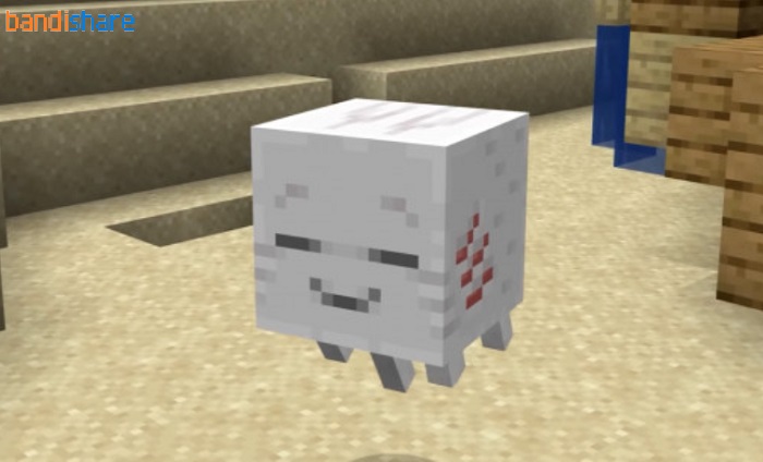alt text: Sinh vật Dried Ghast trong Minecraft 1.21.90