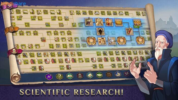 Alt text: Giao diện game Timelines: War Kingdoms với các nhân vật lịch sử.