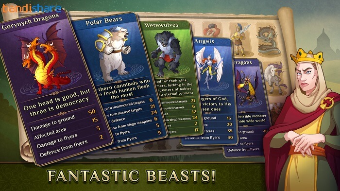 Alt text: Hình ảnh giao diện chiến đấu trong Timelines: War Kingdoms