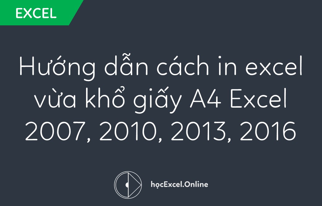 How to Automatically Fit Excel Data to a Single A4 Page for Printing