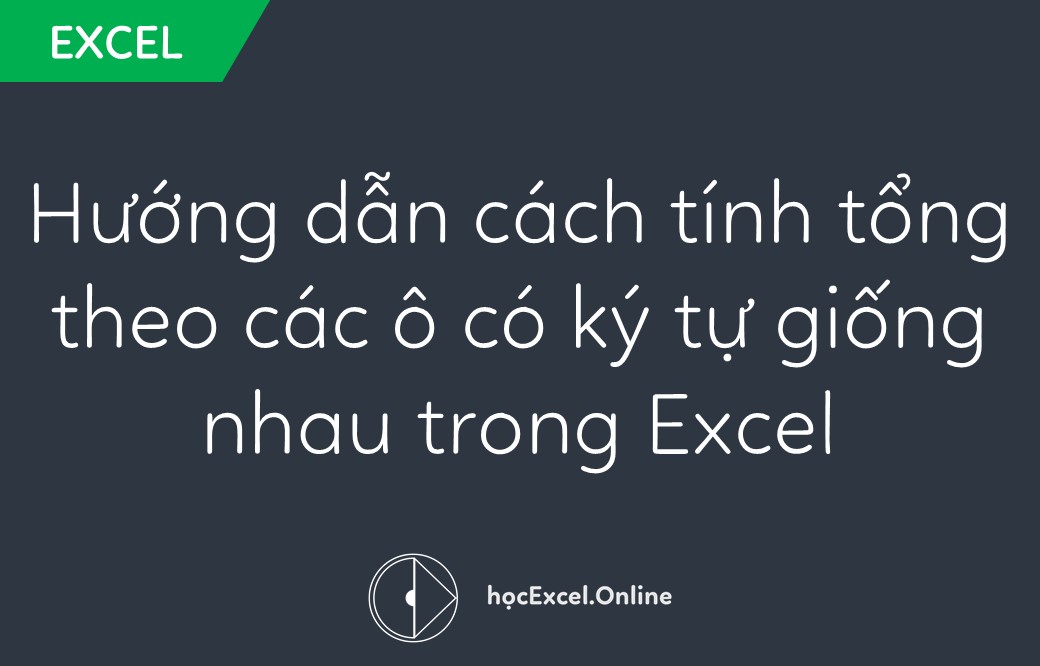 [Excel Tutorial] How to Sum Values If Cells Contain Specific Text or Substrings